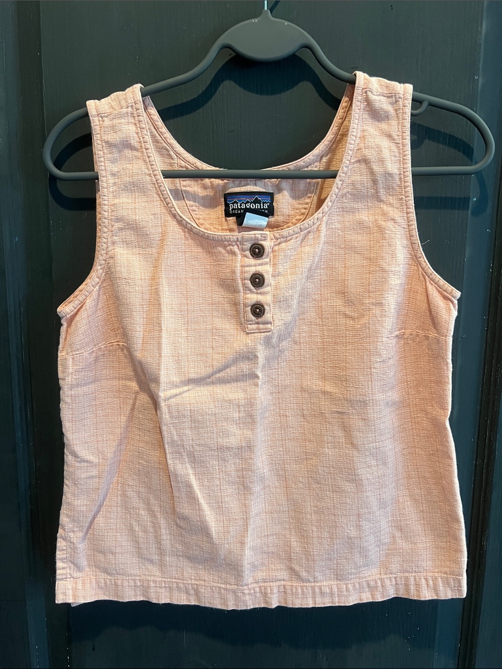 Patagonia Light Pink Sleeveless Henley Tank
